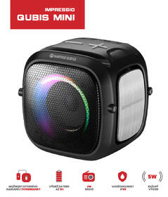 Prenosný reproduktor C-Tech Impressio Qubis mini čierny

 obrázok produktu 8 z 9