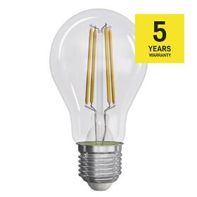 LED žiarovka EMOS Filament klasik, 5W, 1060lm, E27, neutrálna biela 

 obrázok produktu 8 z 13
