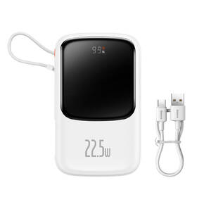Powerbank Baseus Qpow Pro 10000mAh 22,5W s USB-C káblom biely

 obrázok produktu 5 z 16