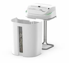 Skartovač KOBRA S6-HYBRID, A4, 28 listov, 40l, P2 biely/zelený

 obrázok produktu 1 z 5