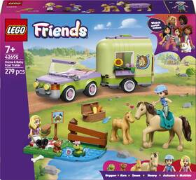Stavebnica LEGO® Friends 42695 Přívěs s koněm a hříbětem 

 obrázok produktu 6 z 9
