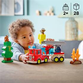 Stavebnica LEGO® DUPLO® 10473 Hasičské auto s hadicou a hasičom 

 obrázok produktu 9 z 9