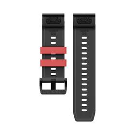 Remienok Cubenest Premium Silicone Garmin QuickFit Band 26mm čierny/červený

 obrázok produktu 1 z 5