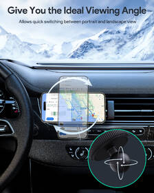 Držiak na mobil Aukey MagFusion Dash Qi sivý

 obrázok produktu 11 z 14