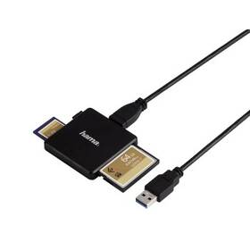 Čítačka pamäťových kariet Hama Multi USB 3.0 čierna

 obrázok produktu 1 z 1