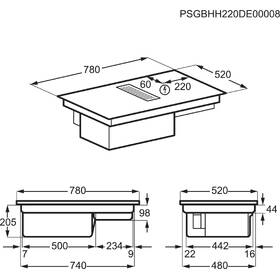 Indukčné varné dosky s odsávaním Electrolux KCC83443 čierna

 obrázok produktu 11 z 11