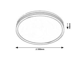 LED stropné svietidlo Rabalux Epora 71118 čierne

 obrázok produktu 6 z 6