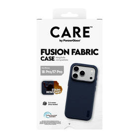 Kryt na mobil PanzerGlass CARE na Apple iPhone 18 Pro / 17 Pro Fusion Fabric MagSafe modrý

 obrázok produktu 4 z 4