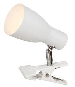 Stolná lampa Rabalux Ebony 6026, s klipem biela

 obrázok produktu 1 z 4