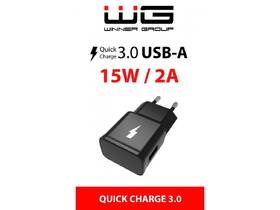 Nabíjačka do siete WG 1x USB-A 15W čierna

 obrázok produktu 1 z 2
