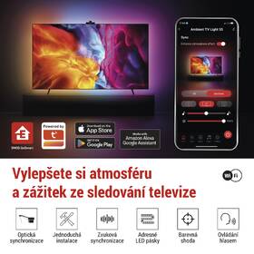 LED pásik EMOS GoSmart Ambientní RGB  za TV 55“ (139 cm) ZTV55 

 obrázok produktu 17 z 19