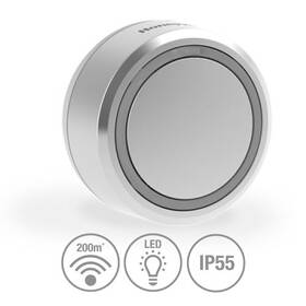 Tlačidlo Honeywell DCP711G bezdrôtové, okrúhle sivé

 obrázok produktu 1 z 2