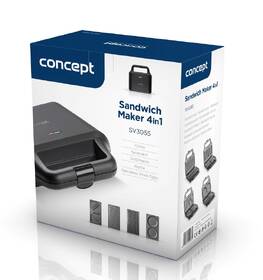 Sendvičovač Concept SV3055 4 v 1 

 obrázok produktu 12 z 16