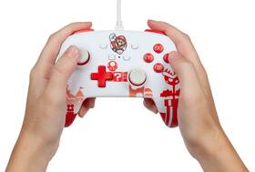 Gamepad PowerA Enhanced Wired pre Nintendo Switch - Mario Red/White 

 obrázok produktu 8 z 9