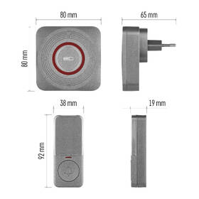 Zvonček bezdrôtový EMOS GoSmart P5735SS strieborný

 obrázok produktu 12 z 19