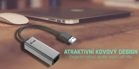 Sieťová karta i-tec USB 3.0/RJ45 sivá

 obrázok produktu 5 z 5