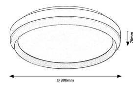 LED stropné svietidlo Rabalux Fontana 71159 hnedé

 obrázok produktu 6 z 6