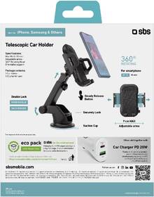 Držiak na mobil SBS Nebraska na čelné sklo/palubnú dosku čierny

 obrázok produktu 3 z 3