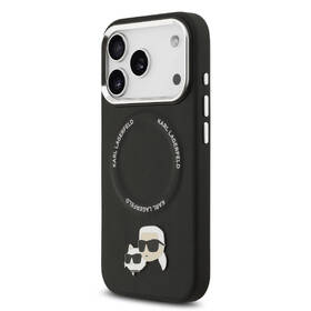 Kryt na mobil Karl Lagerfeld PU Karl and Choupette Heads Pins MagSafe na Apple iPhone 17 Pro Max čierny

 obrázok produktu 1 z 7
