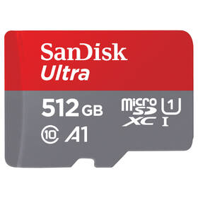 Pamäťová karta SANDISK 512GB (140R) A1 Class 10 UHS-I + SD adaptér 

 obrázok produktu 3 z 3