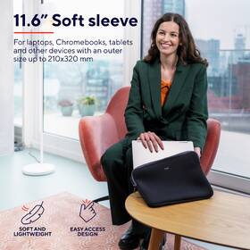 Puzdro na notebook Trust Primo Soft Sleeve na 11.6" čierne

 obrázok produktu 4 z 10