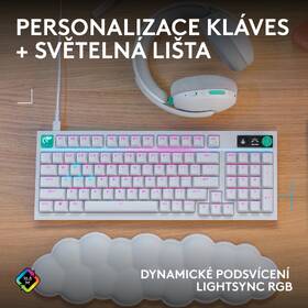Klávesnica Logitech G316 X 98, US INT'L layout biela

 obrázok produktu 16 z 18
