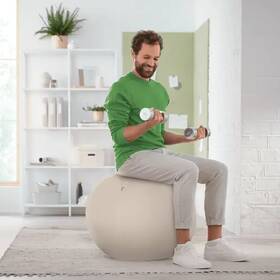 Sedacia lopta Leitz Ergo Anti-Roll Light Grey, 55cm sivý

 obrázok produktu 7 z 10