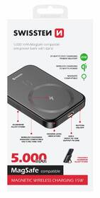 Powerbank Swissten 5000 mAh, PD 20W (kompatibilný s MagSafe) čierny

 obrázok produktu 1 z 1