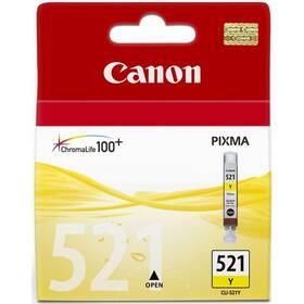 Cartridge Canon CANON CLI-521 Y, Atrament 

 obrázok produktu 1 z 2
