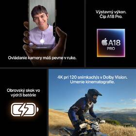 Mobilný telefón Apple 256 GB biely titán 

 obrázok produktu 6 z 9