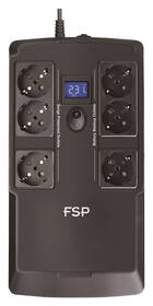 Záložný zdroj FSP NanoFit 800, 800VA/480W, 2xUSB power, LCD, RJ45, offline čierny

 obrázok produktu 1 z 4