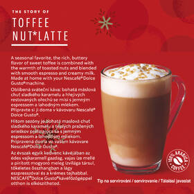 Kapsuly pre espressá Starbucks Toffee Nut Latte (12 ks) 

 obrázok produktu 2 z 3