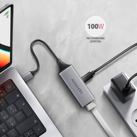 Sieťová karta Axagon USB-C 3.2 Gen 1 - Gigabit Ethernet sivá

 obrázok produktu 2 z 5