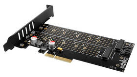 Radič Axagon PCEM2-DC - M.2 NVMe M-key + SATA B-key slot 

 obrázok produktu 10 z 12