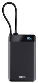 Powerbank Trust Fiera, 10000 mAh, s káblom, 2x USB-C čierna

 obrázok produktu 2 z 11