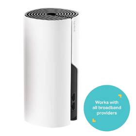 Kompletný Wi-Fi systém TP-Link Deco E4 (1 ks) biely

 obrázok produktu 1 z 7