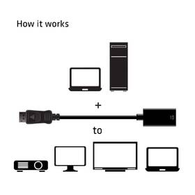 Redukcia Club3D DisplayPort 1.4/HDMI 2.0b 

 obrázok produktu 4 z 6