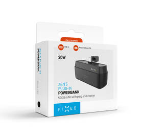 Powerbank FIXED Zen 5 Plug-in, PD 20W, 5 000 mAh čierny

 obrázok produktu 10 z 10