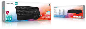 Klávesnica s myšou Connect IT FOR HEALTH Wireless Combo, CZ/SK layout čierna

 obrázok produktu 9 z 9
