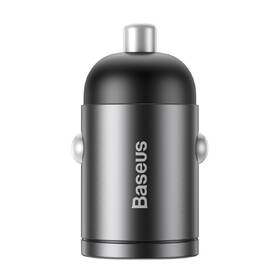 Adaptér do auta Baseus Tiny Star Mini, 1x USB, 30W sivý

 obrázok produktu 2 z 8