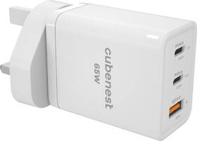 Cestovný adaptér Cubenest nabíjací 2xUSB-C/1xUSB, 65 W GaN, EU, UK, US, AU 

 obrázok produktu 4 z 10