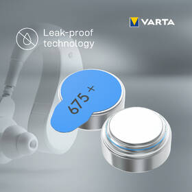 Batéria do načúvacích prístrojov Varta Hearing Aid Battery 675, blistr 6ks 

 obrázok produktu 4 z 5