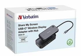 Adaptér Verbatim Share my Screen WDA-01, USB-C, 1080 p 

 obrázok produktu 10 z 11