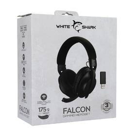 Headset White Shark FALCON pre PC, PS4/PS5, Mac čierny

 obrázok produktu 8 z 8