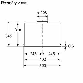 Odsávač pár Bosch DLN56AC60 čierny

 obrázok produktu 8 z 11