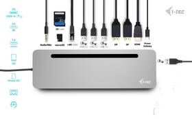 Dokovacia stanica i-tec USB-C Metal Ergonomic 4K 3x Display, PD 100W 

 obrázok produktu 2 z 3