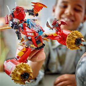 Stavebnica LEGO® NINJAGO® 71830 Kaiov búrkový jazdec a drak 

 obrázok produktu 4 z 8