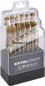 Sada vrtákov Extol Craft 1119A HSS (19 ks) 

 obrázok produktu 1 z 1