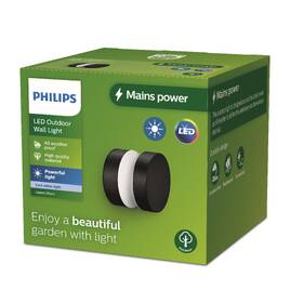 Nástenné svietidlo Philips Laven, 4000 K čierne

 obrázok produktu 4 z 4