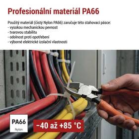 Sťahovacie pásky EMOS 250×4,8MM, 100KS biele

 obrázok produktu 7 z 8